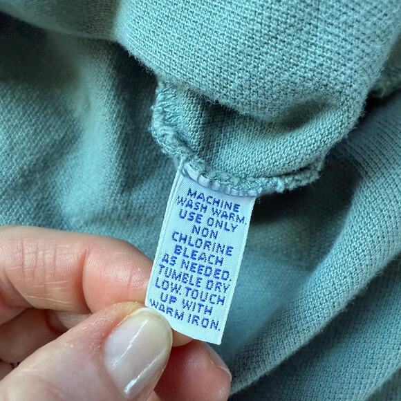 Polo Ralph Lauren Green Polo Shirt Men’s Size Large Cotton Classic - Picture 5 of 5